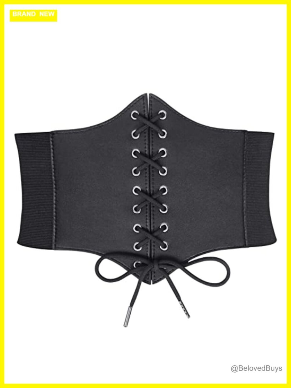 Lace-up Corset Belt Wide Elastic Waist Cincher